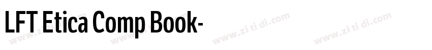 LFT Etica Comp Book字体转换